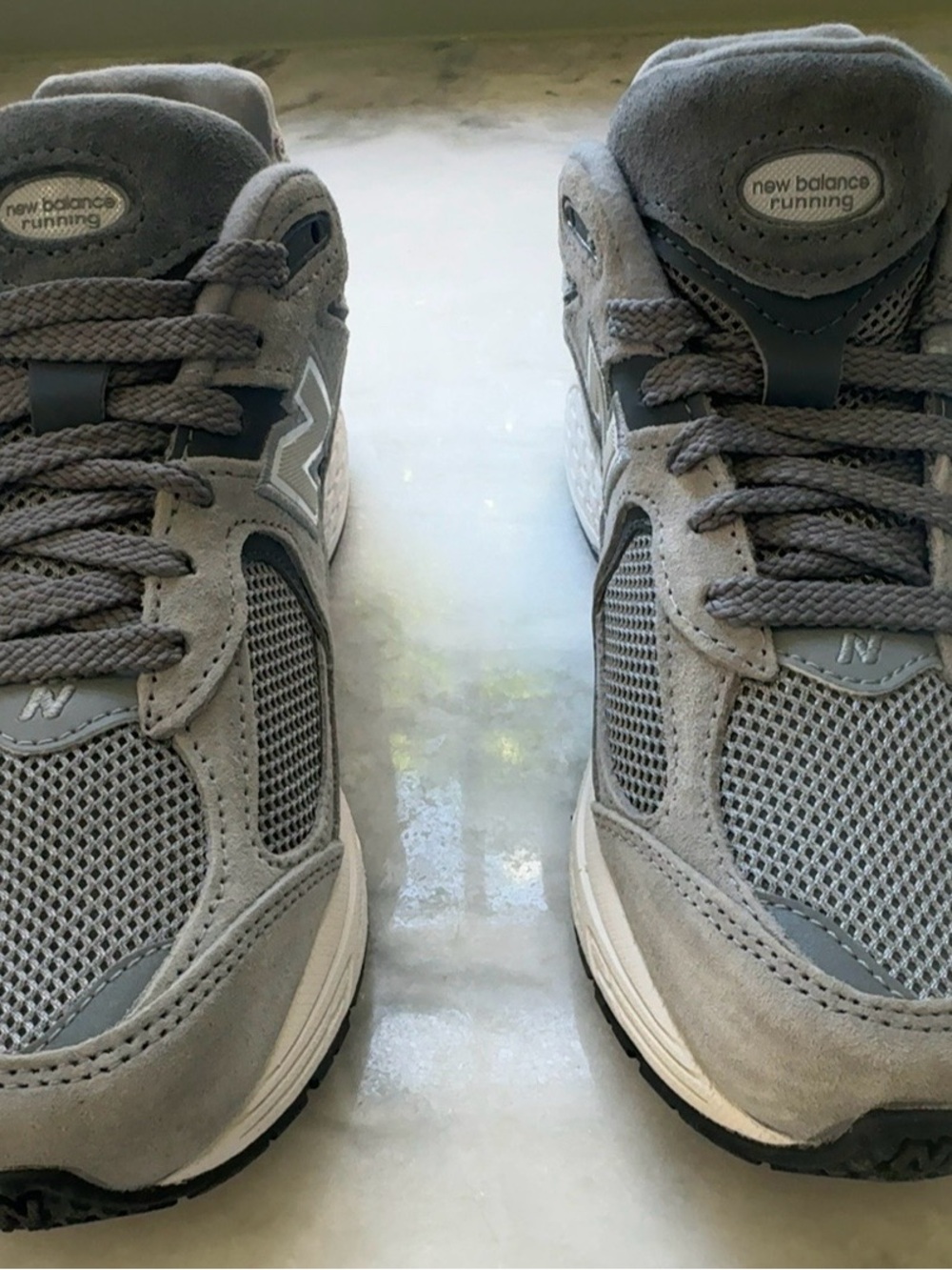 New Balance 2002R Grey Suede Mesh Sneakers Women’s 6.5 Men’s 5 NEW - Picture 3 of 11